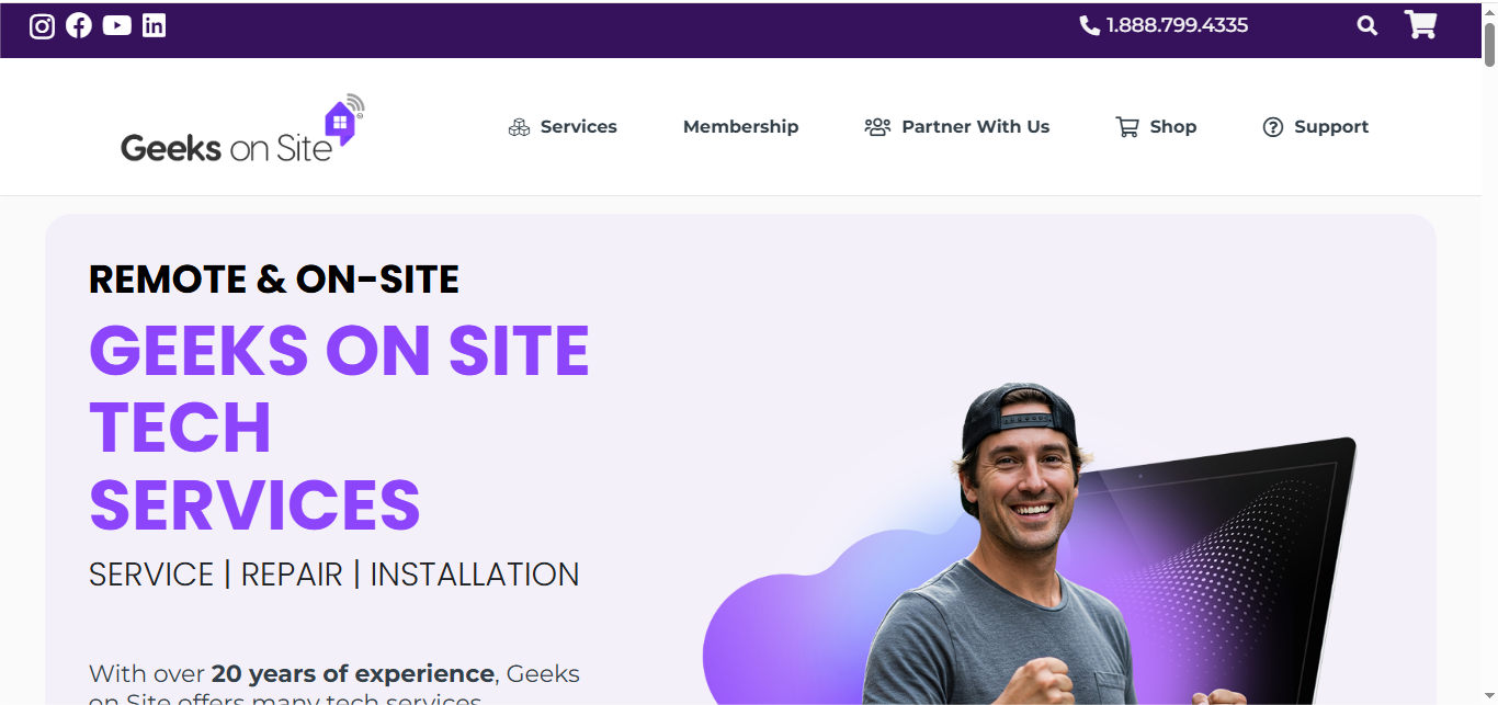 GeekOn custom website design from our San Francisco agency.